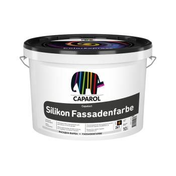 Фарба фасадна силіконова матова Caparol "Capatect Silikon Fassadenfarbe", База 1, 10 л.