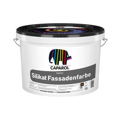 Фарба фасадна силікатна матова Caparol "Capatect Silikat Fassadenfarbe", База 3, 9,4 л.