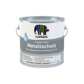 Емаль водорозчинна для металу Capalac Aqua Metallschutz Прозора, 2,4 л.