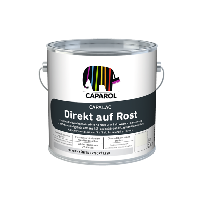 Емаль алкідна для металу Capalac Direkt auf Rost RAL6005 (зелена) 2,5 л.